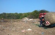На Київщині горіло сміттєзвалище