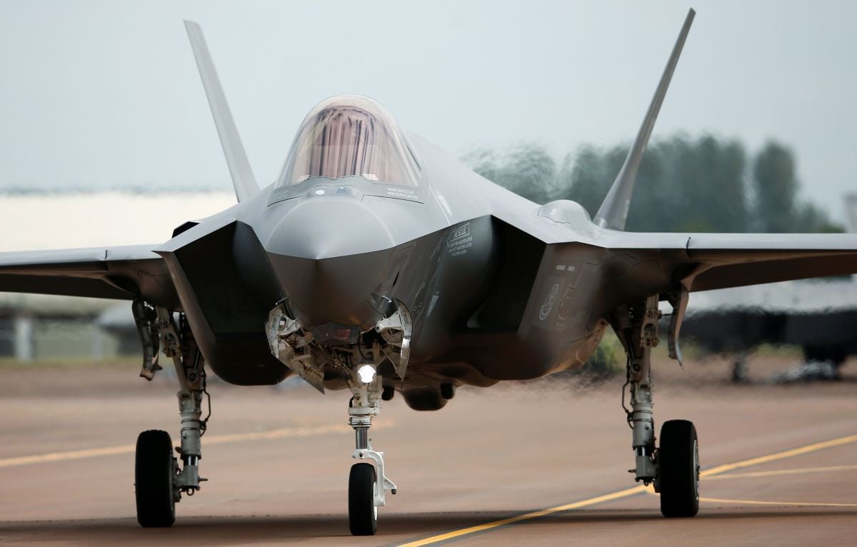 Бельгия получила первые истребители F-35 / фото REUTERS Бельгия получила первые истребители F-35 / фото REUTERS