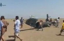 Опубликованы кадры со сбитым в Сирии российским вертолетом (фото, видео)