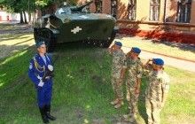В Одессе открыли памятник украинским ВДВ - мемориальную боевую машину десанта