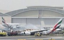 Вследствие аварии самолета в аэропорту Дубая погиб пожарный