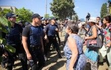 В Оболонском райсуде отменили все сегодняшние заседания кроме дела "торнадовцев", возле здания произошла потасовка