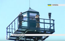 На ділянці кордону з Росією встановили автономну вежу з відеонаглядом (відео)