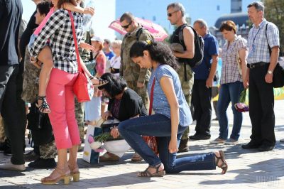 Фото В Киеве почтили память погибших во Иловайском 28 августа 2016