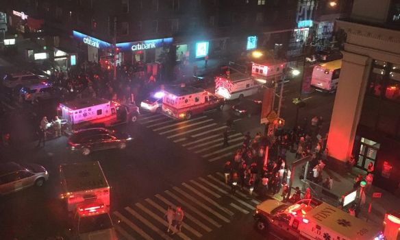 взрыв в Нью-Йорке / FOX5 взрыв в Нью-Йорке / FOX5