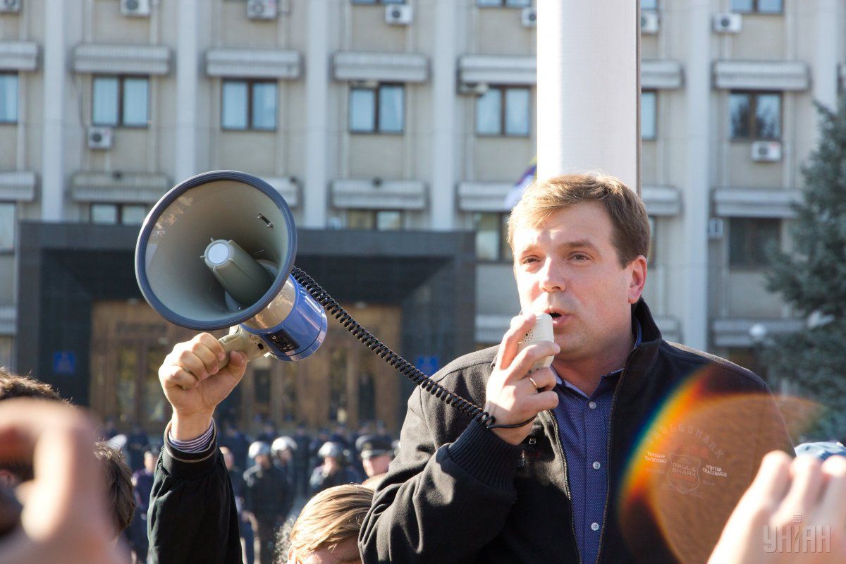 Экс-глава Одесской ОГА Николай Скорик на митинге в Одессе / УНИАН Экс-глава Одесской ОГА Николай Скорик на митинге в Одессе / УНИАН