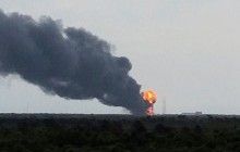 У Мережі з'явилося відео моменту вибуху ракети-носія Falcon 9