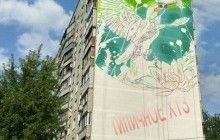 В одному з районів Харкова з'явиться гігантський мурал з рибалочкою (фото)
