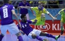 Сборная Украины проиграла Бразилии в первом матче на чемпионате мира по футзалу
