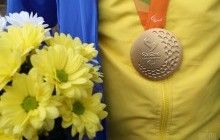В Днепре болельщики торжественно встретили паралимпийцев (фоторепортаж)