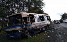 На Львівщині сталась ДТП за участі рейсового автобуса, загинула людина (фоторепортаж, відео)