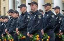 В Днепре прошла гражданская панихида по погибшим полицейским