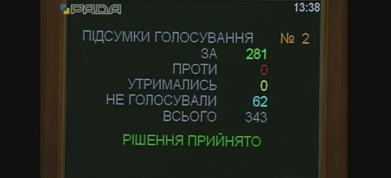 Chaus' judicial immunity was repealed by parliament / Screenshot