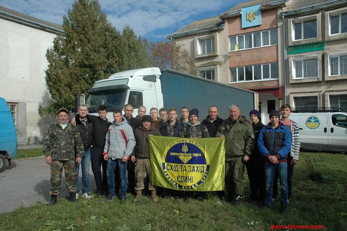 Вантажівка вирушила 18 жовтня / Фото Ігоря Корчака Вантажівка вирушила 18 жовтня / Фото Ігоря Корчака