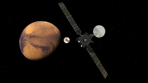 Модуль Schiaparelli здійснив посадку на Марс / esa.int