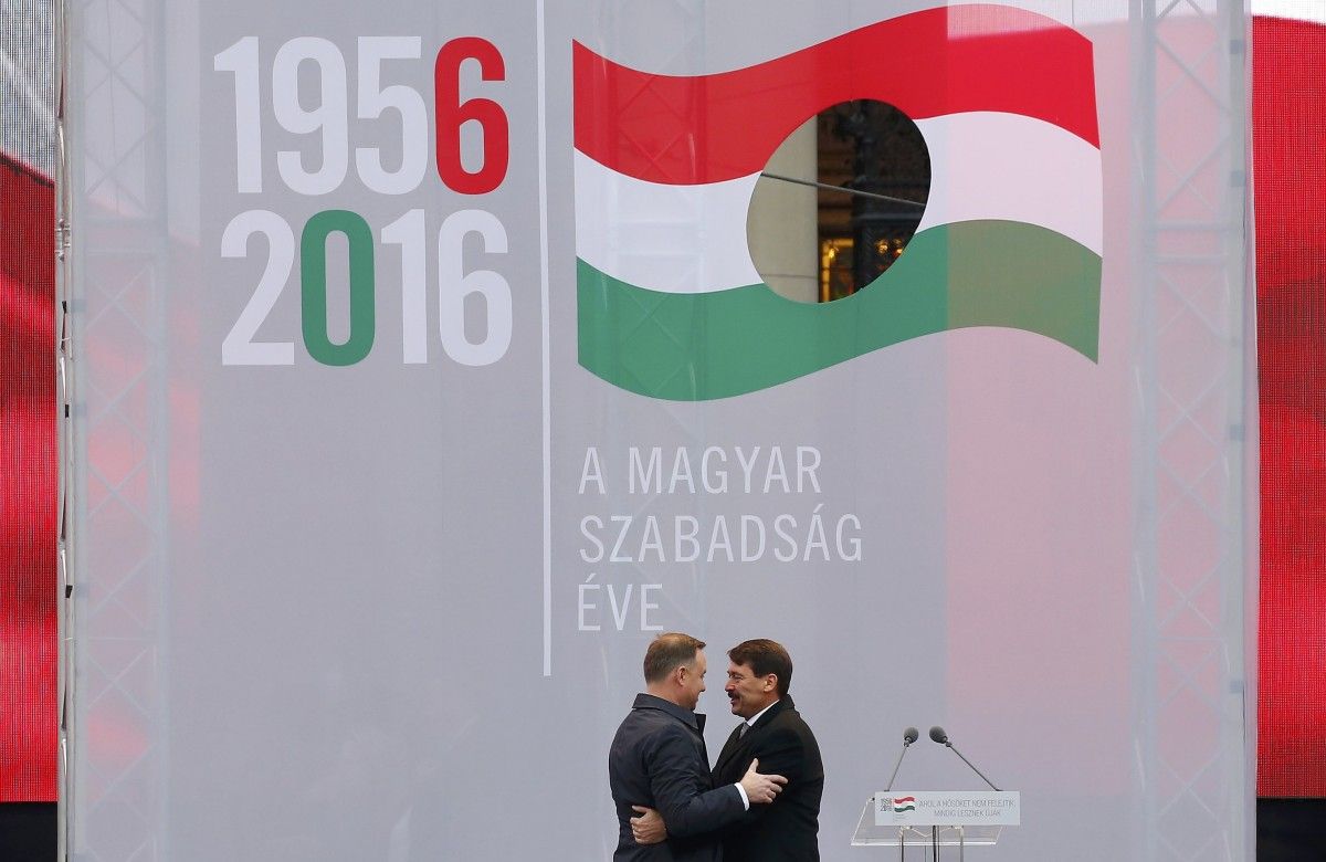 Президенты Венгрии и Польши в Будапеште / REUTERS Президенты Венгрии и Польши в Будапеште / REUTERS