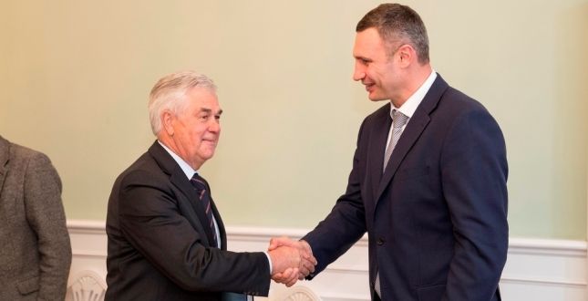 Віталій Кличко та Франк Хорх / Фото kievcity.gov.ua Віталій Кличко та Франк Хорх / Фото kievcity.gov.ua