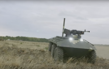 "Воїн майбутнього": "Укроборонпром" показав безпілотний міні-бронетранспортер "Фантом" (відео)
