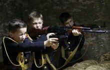 У Києві маленькі кадети отримали погони (фоторепортаж)