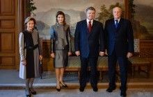 Poroshenko meets with King Harald V of Norway