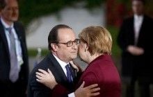 "Нормандські переговори": слідом за Порошенком до резиденції Меркель прибув Олланд (фото)