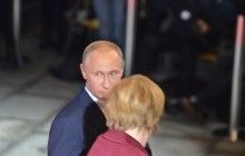 У Берліні українці і сирійці зустріли Путіна хітом футбольних ультрас (відео)