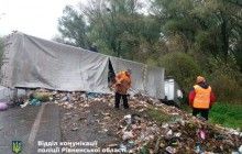 На трасі перекинулася фура, що везла сміття зі Львова до Києва (фото)