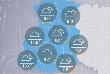 Прогноз погоди на вівторок, ранок 25 жовтня