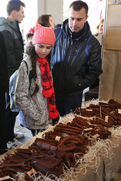 Фото ХІ Национальный праздник шоколада во Львове 15 октября 2016