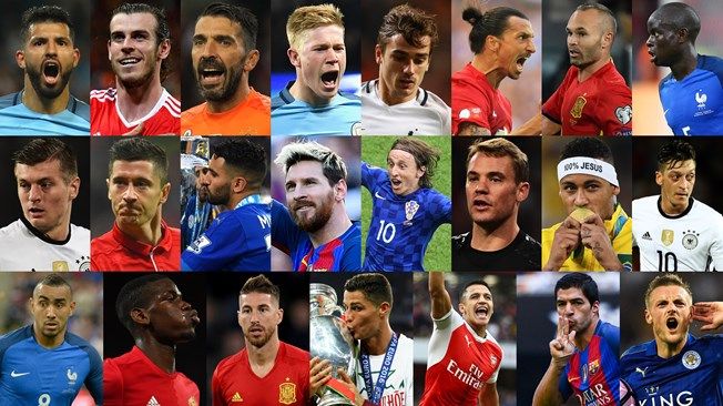 ФІФА назвав 23 кандидата на звання Гравця року / fifa.com ФІФА назвав 23 кандидата на звання Гравця року / fifa.com