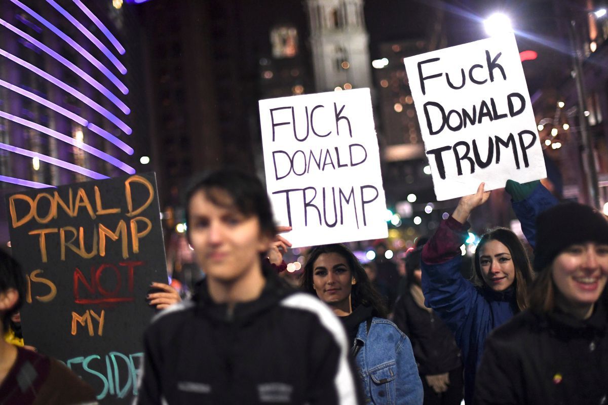 Протесты против Трампа / REUTERS