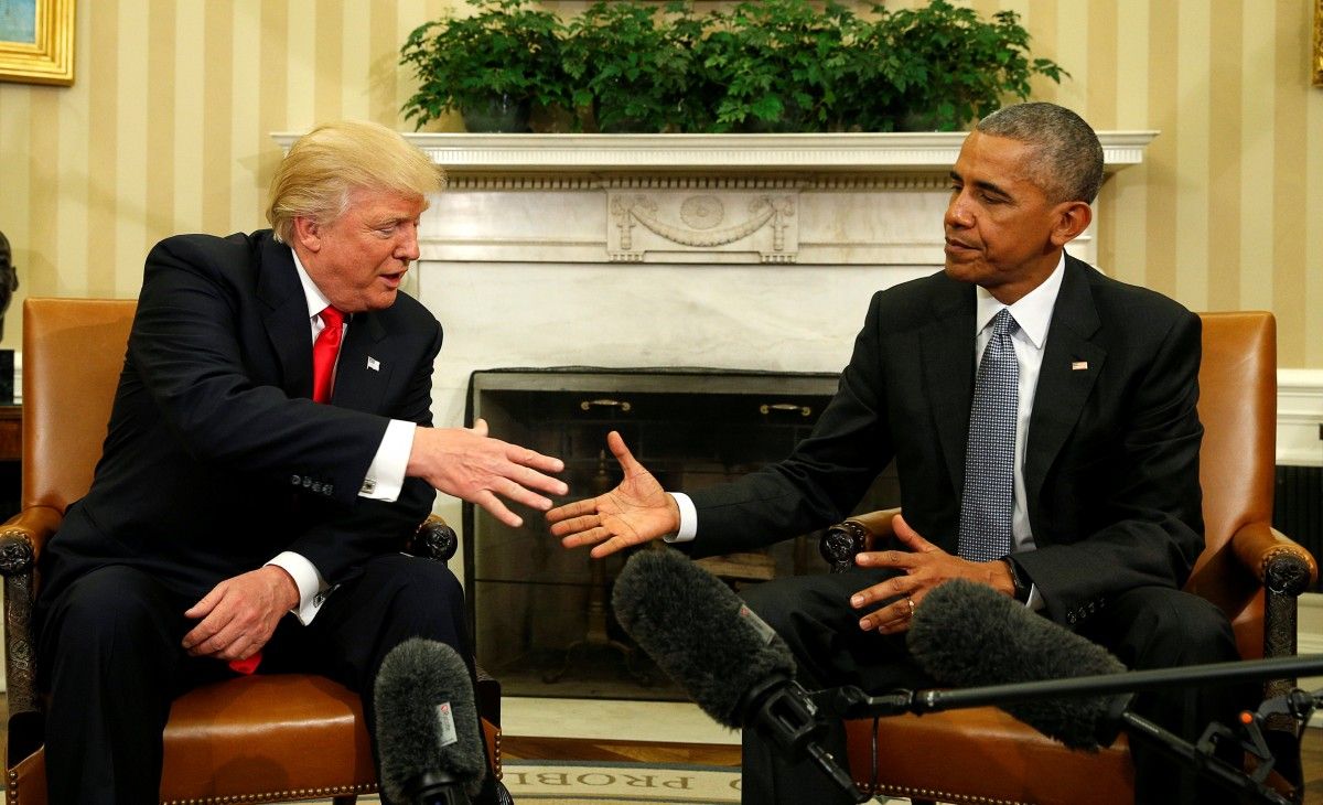 Дональд Трамп и Барак Обама / REUTERS