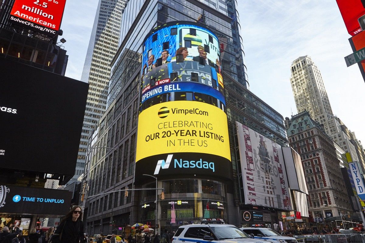 VimpelCom празднует 20-летие листинга в США VimpelCom празднует 20-летие листинга в США