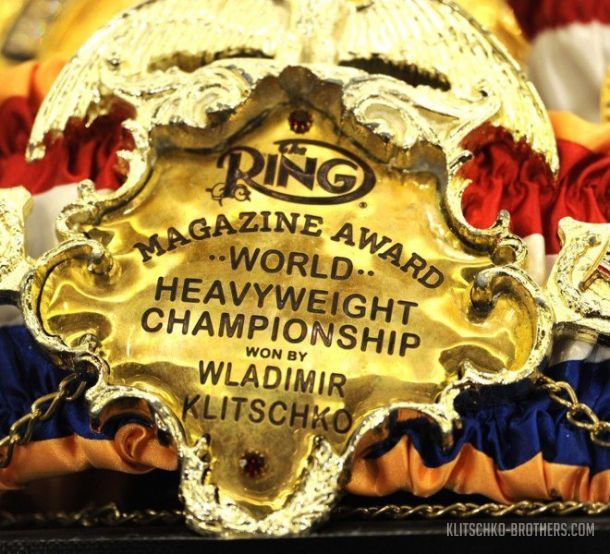 Кличко владел поясом The Ring более шести лет / klitschko-brothers.com Кличко владел поясом The Ring более шести лет / klitschko-brothers.com