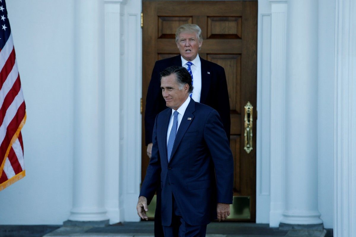 Дональд Трамп и Митт Ромни / REUTERS