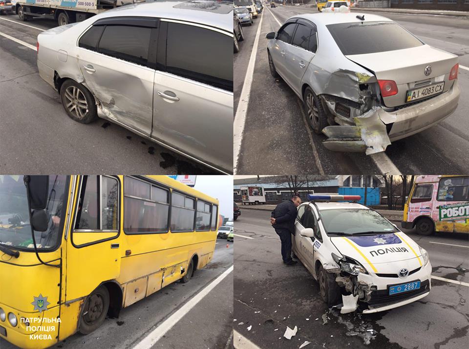 Водитель пытался скрыться на авто, затем - убежать в лес / Фото facebook.com/police.gov.ua Водитель пытался скрыться на авто, затем - убежать в лес / Фото facebook.com/police.gov.ua