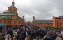 В Голосеевский монастырь пришли поклониться греческим святыням более 130 тысяч человек