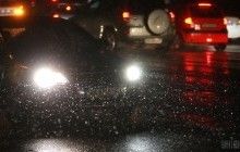 В Киеве пошел снег, на дорогах существенно уменьшилась видимость