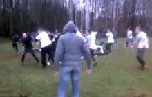 Готуються до ЧС-2018: ЗМІ показали відео "тренувальної" масової бійки ультрас в Росії