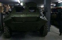 Под Киевом нашли подземное хранилище с оружием и БТРом (фото)