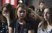 Овації та розпач: як у штабах Трампа і Клінтон відреагували на результати виборів президента США (фоторепортаж)