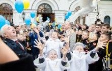 У Києво-Печерській лаврі посвятили в кадети майбутніх захисників Вітчизни (фото)