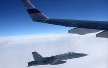 Russian Gov't Il-96 with officials, "Kremlin pool" journos on board intercepted by Swiss Air Force jets