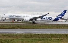 Airbus испытал свой крупнейший двухдвигательный самолет A350-1000 (фото, видео)