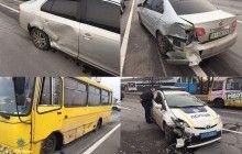 У Києві зі стріляниною затримали грузина, який розбив три машини, намагаючись утекти