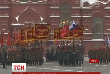 На Красной площади Москвы с размахом отметили годовщину марша 1941 года