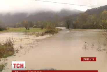 На Закарпатье прекратились ливни, уровень воды в реках падает