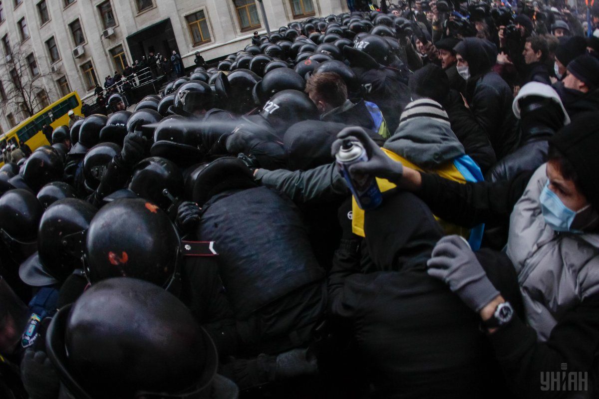 Perevoznyk did not witness Berkut rushing through the lines of internal forces / Photo from UNIAN