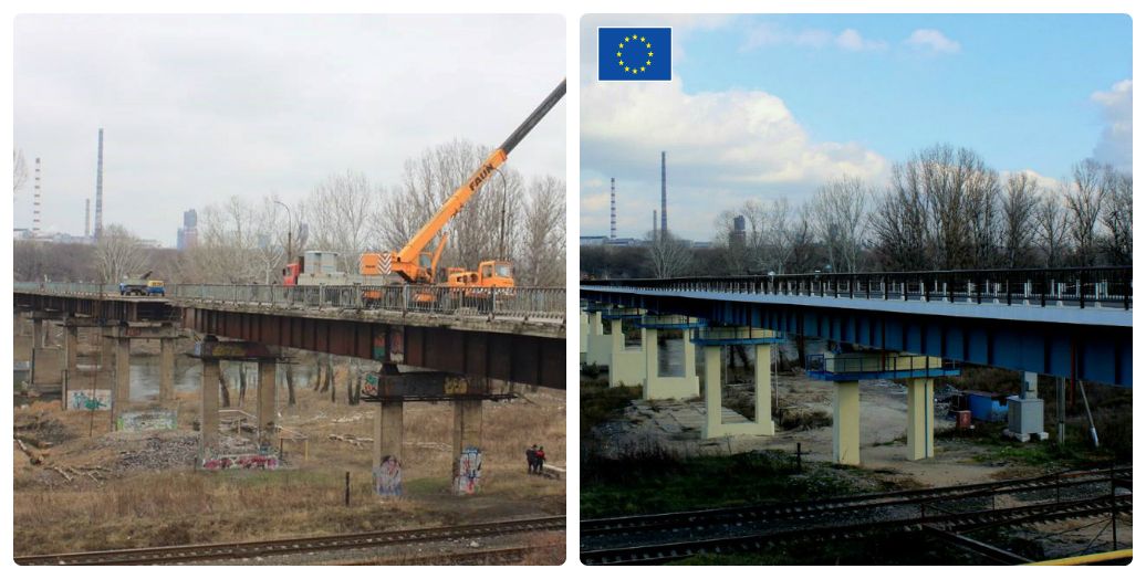 Загальна довжина мосту складає 288 метрів, ширина - 7 метрів / surdp.eu Загальна довжина мосту складає 288 метрів, ширина - 7 метрів / surdp.eu