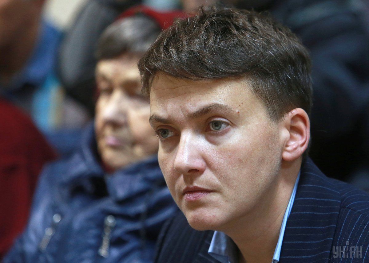 Савченко ранее заявила, что хотела поддержать пленных / УНИАН